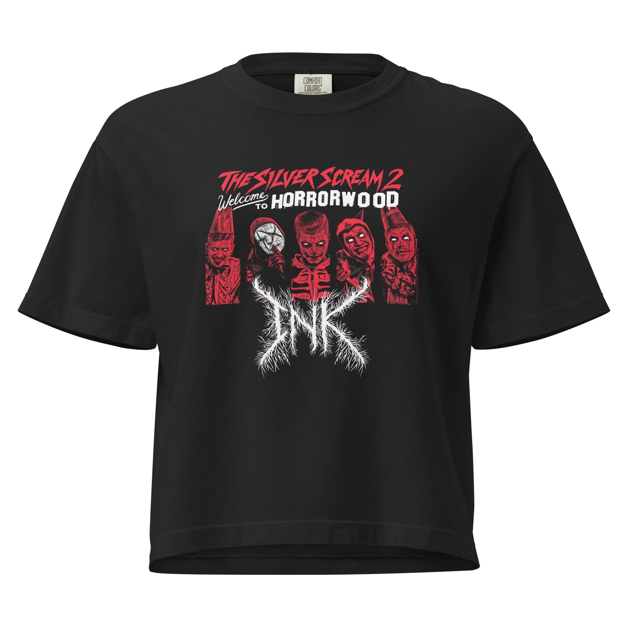 Ice Nine Kills SIlver Scream 2 Mineral Wash Womens Crop Top