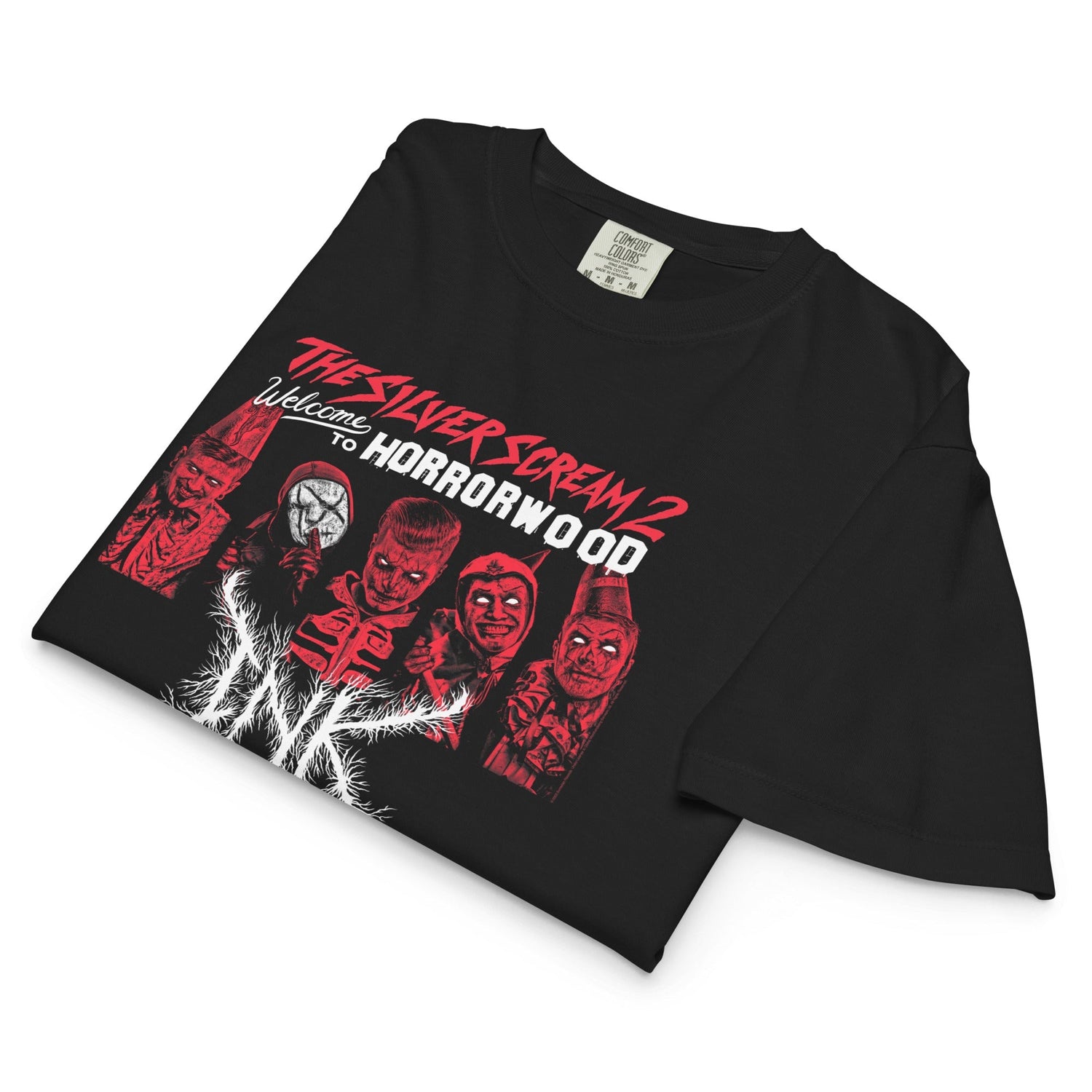 Ice Nine Kills SIlver Scream 2 Mineral Wash Womens Crop Top