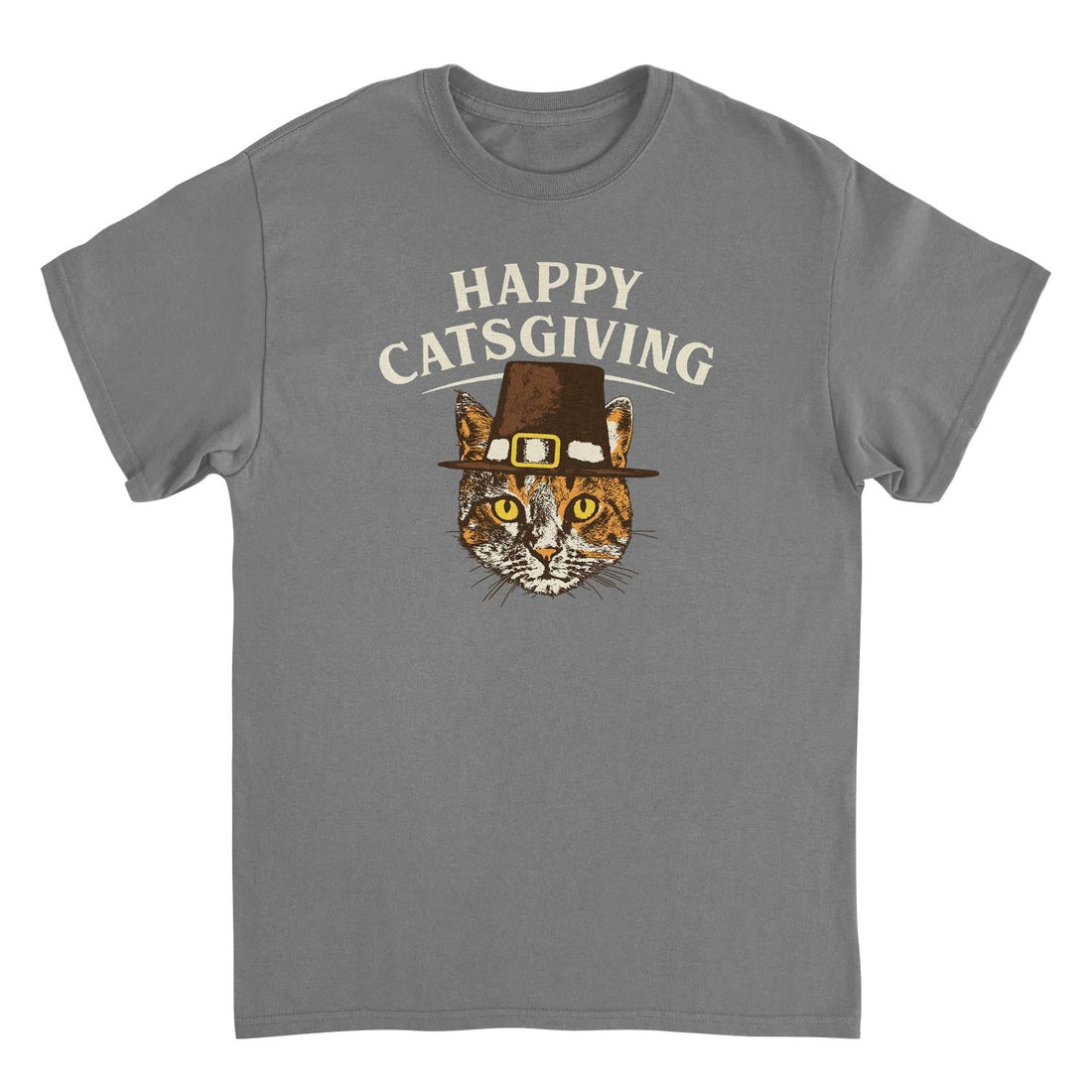 Thanksgiving T-Shirt - Happy Catsgiving