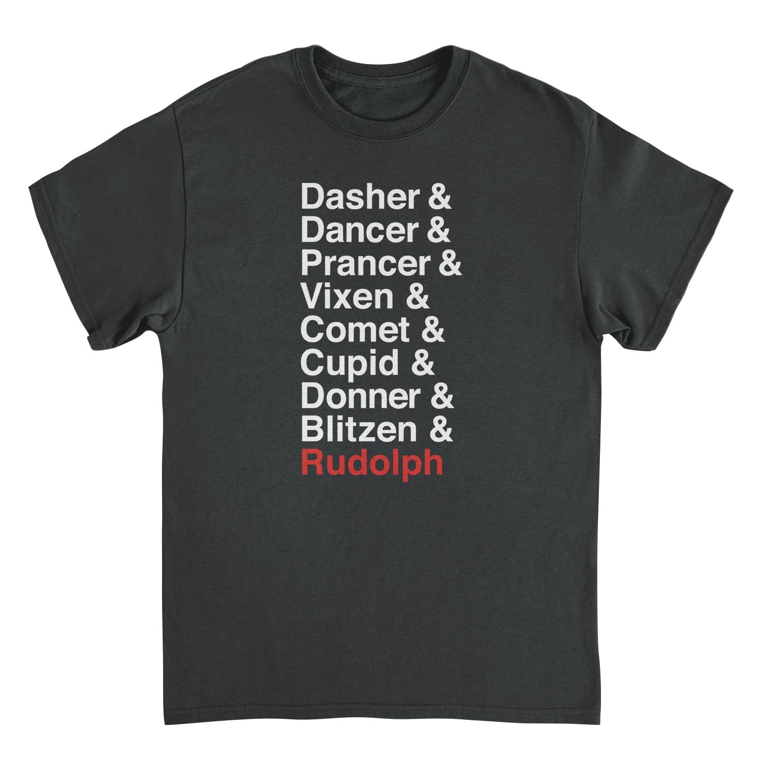 Christmas T-Shirt - Reindeer Names