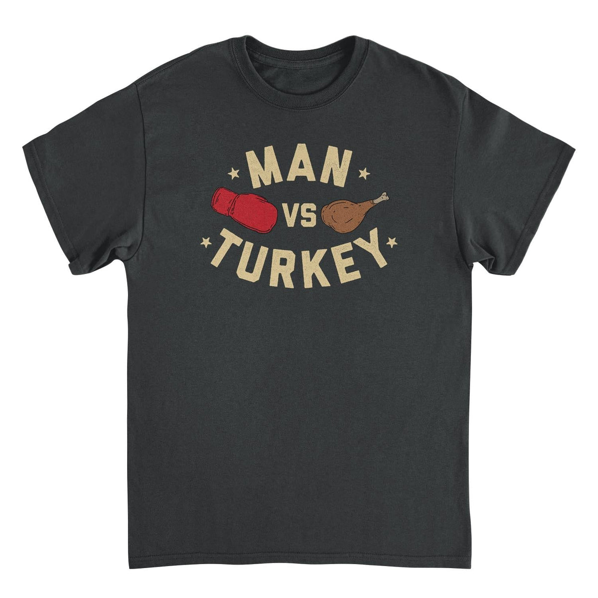 Thanksgiving T-Shirt - Man vs Turkey
