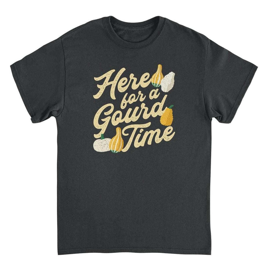 Thanksgiving T-Shirt - Here for a Gourd Time