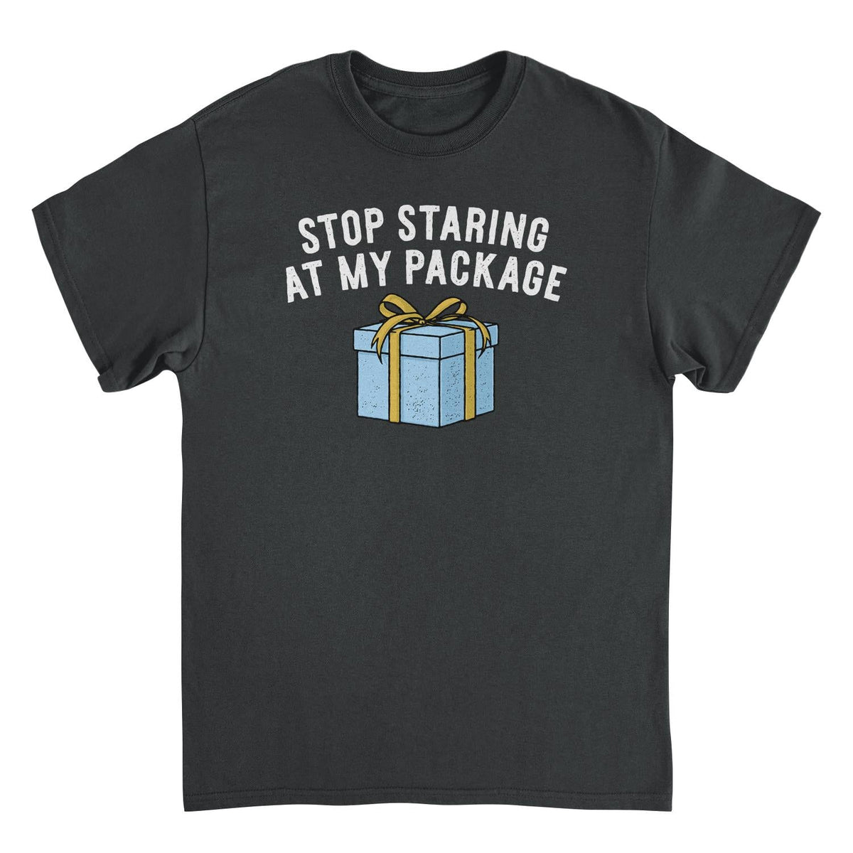 Christmas T-Shirt - Stop Staring at my Package