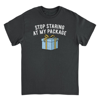 Christmas T-Shirt - Stop Staring at my Package