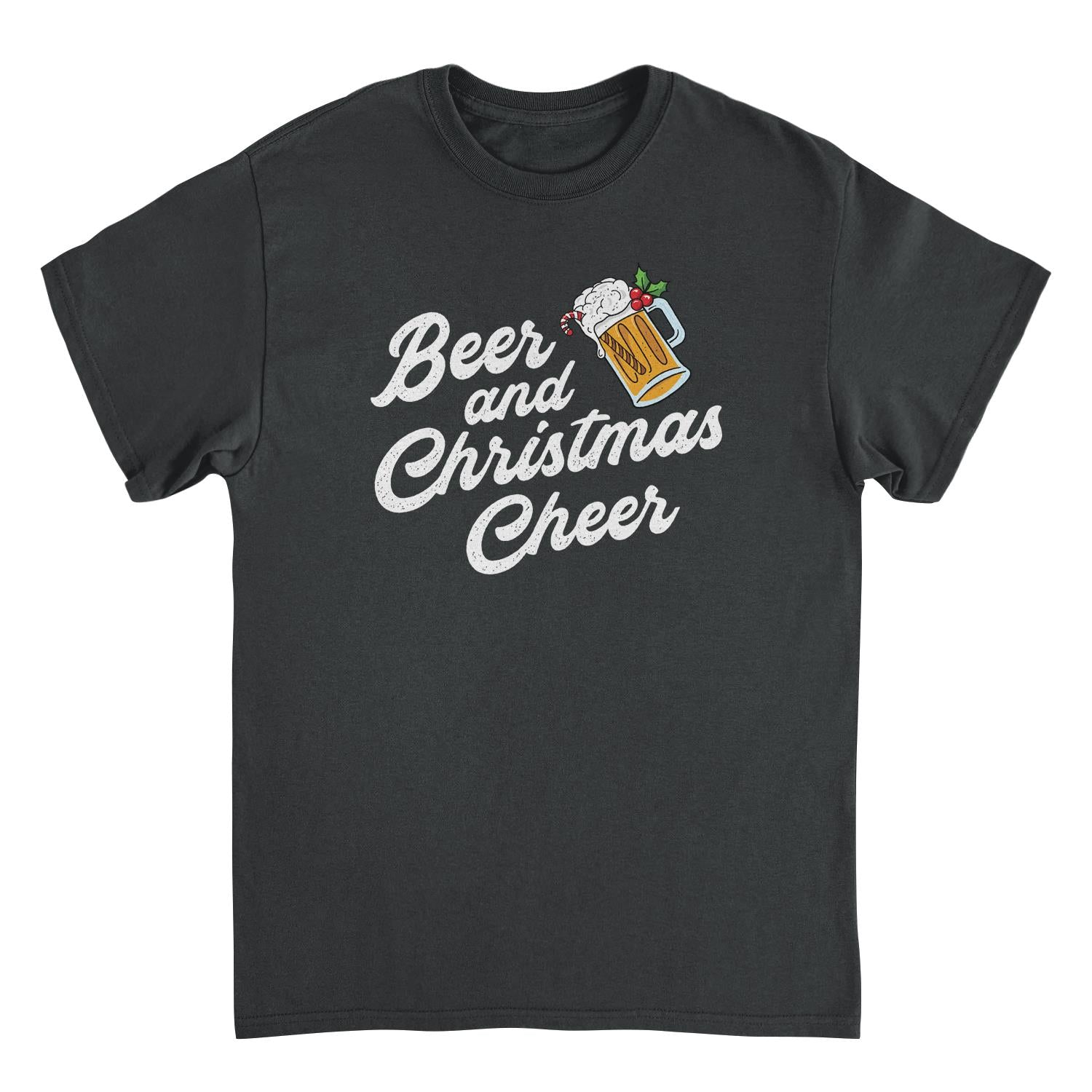 Christmas T-Shirt - Beer and Christmas Cheer