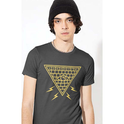 IDKHOW Eye-Catching T-Shirt, Pyramid Lightning