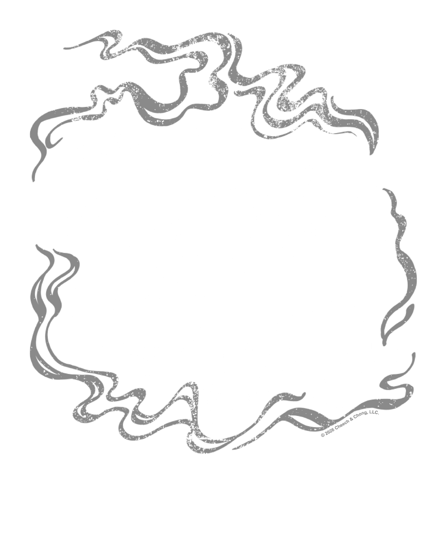 Cheech &amp; Chong Classic Duo Smoke Logo T-Shirt