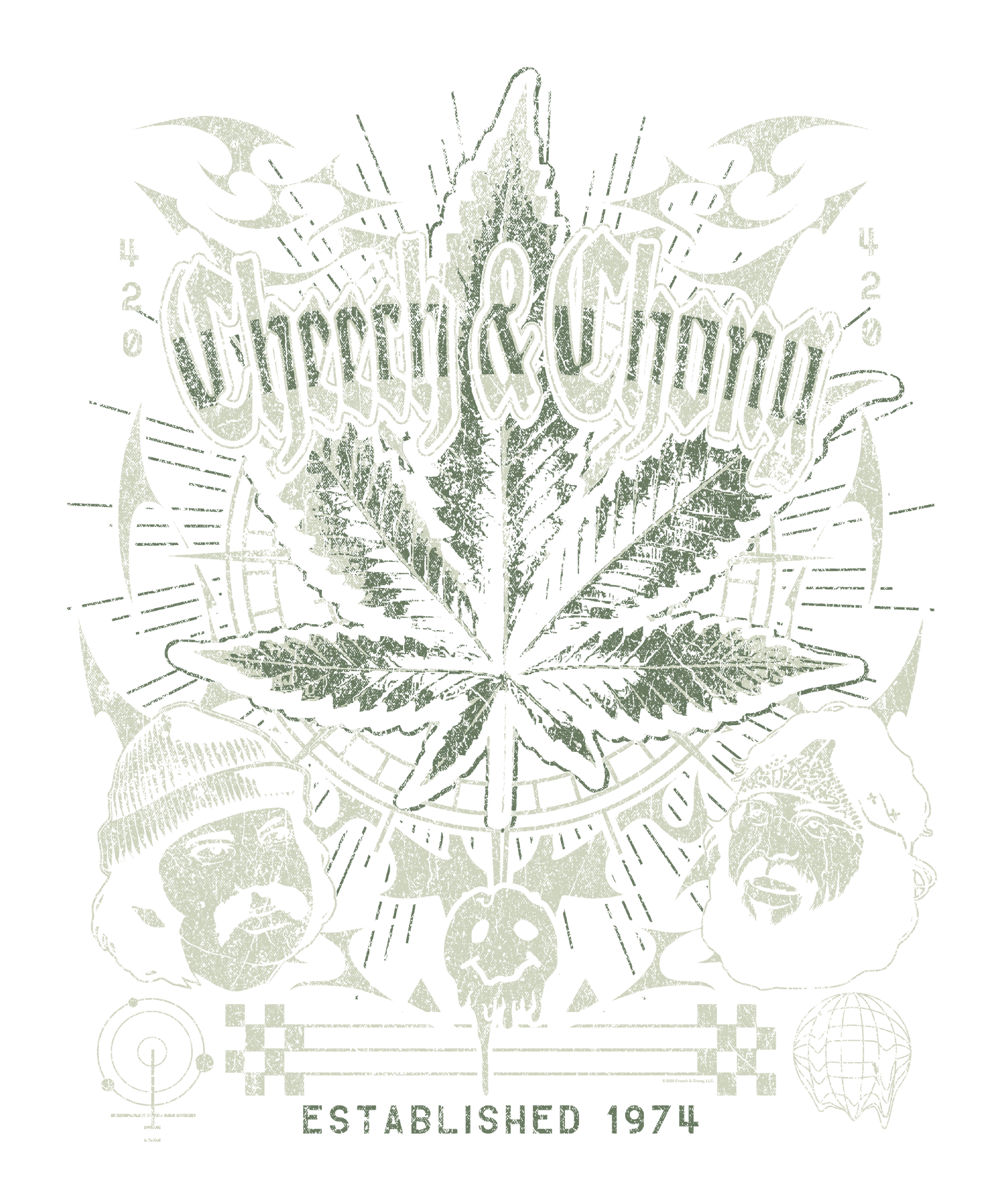 Cheech &amp; Chong 420 Established 1974 T-Shirt