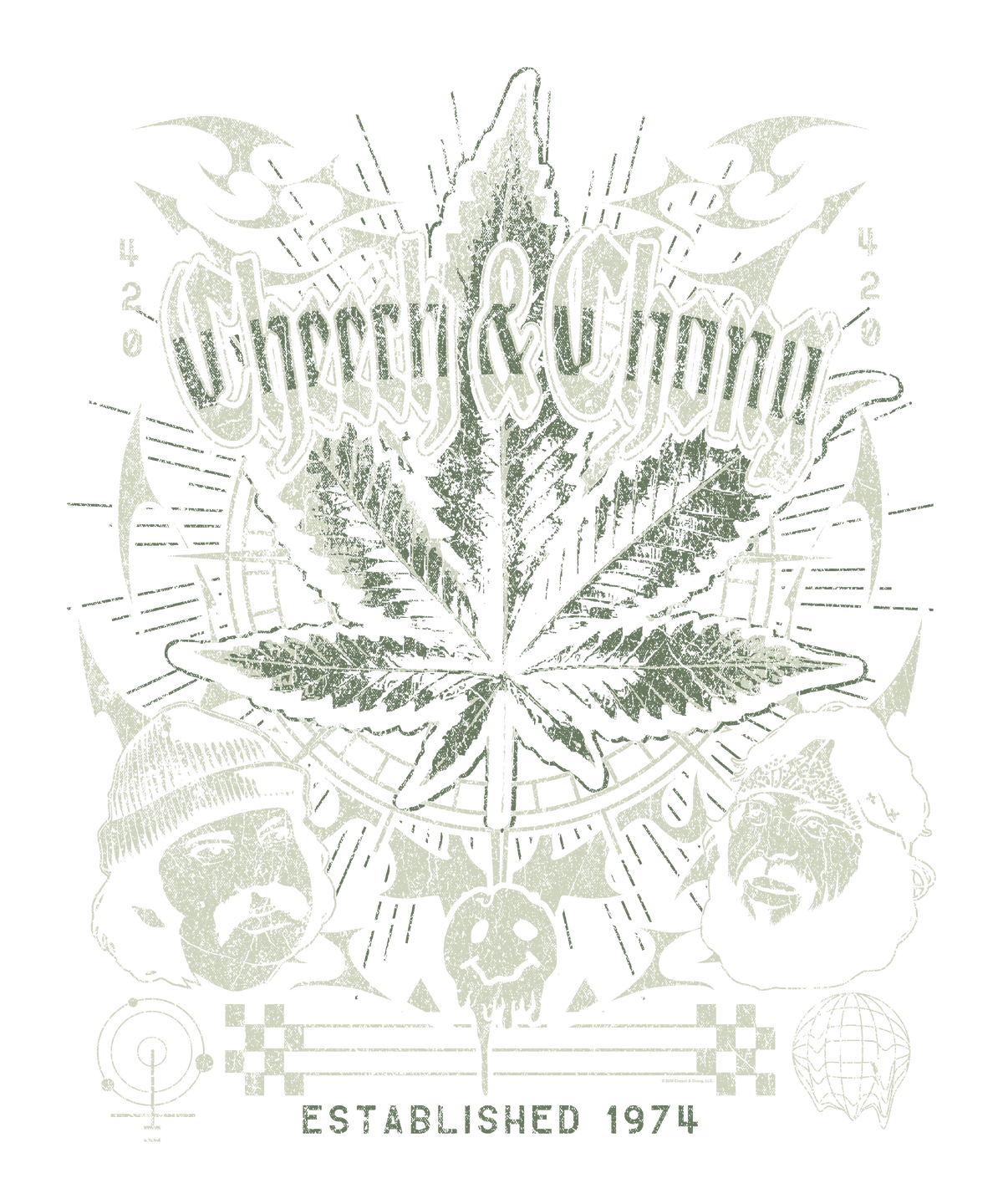 Cheech &amp; Chong 420 Established 1974 T-Shirt
