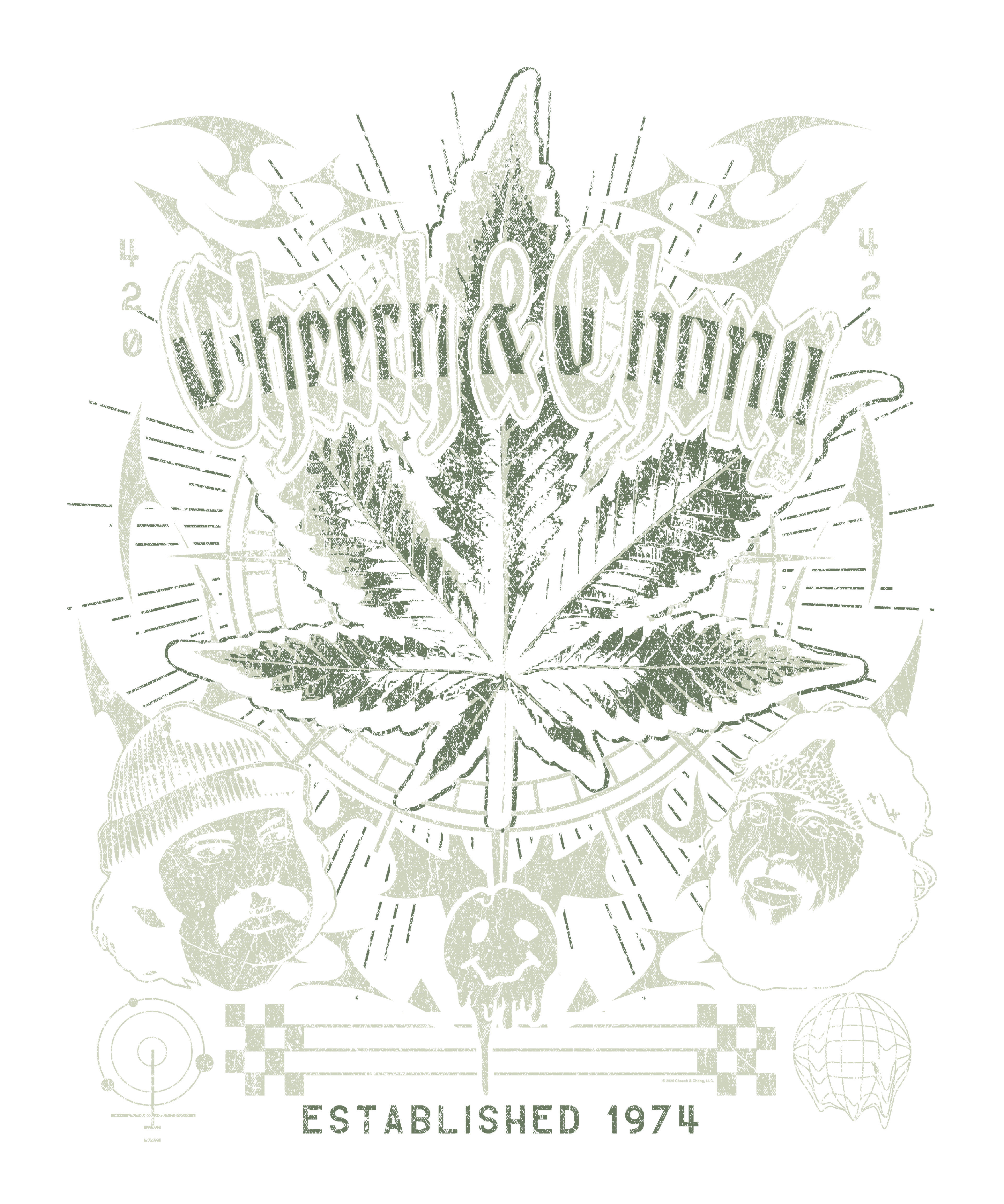 Cheech &amp; Chong 420 Established 1974 T-Shirt