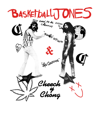 Cheech &amp; Chong Basketball Jones Retro T-Shirt