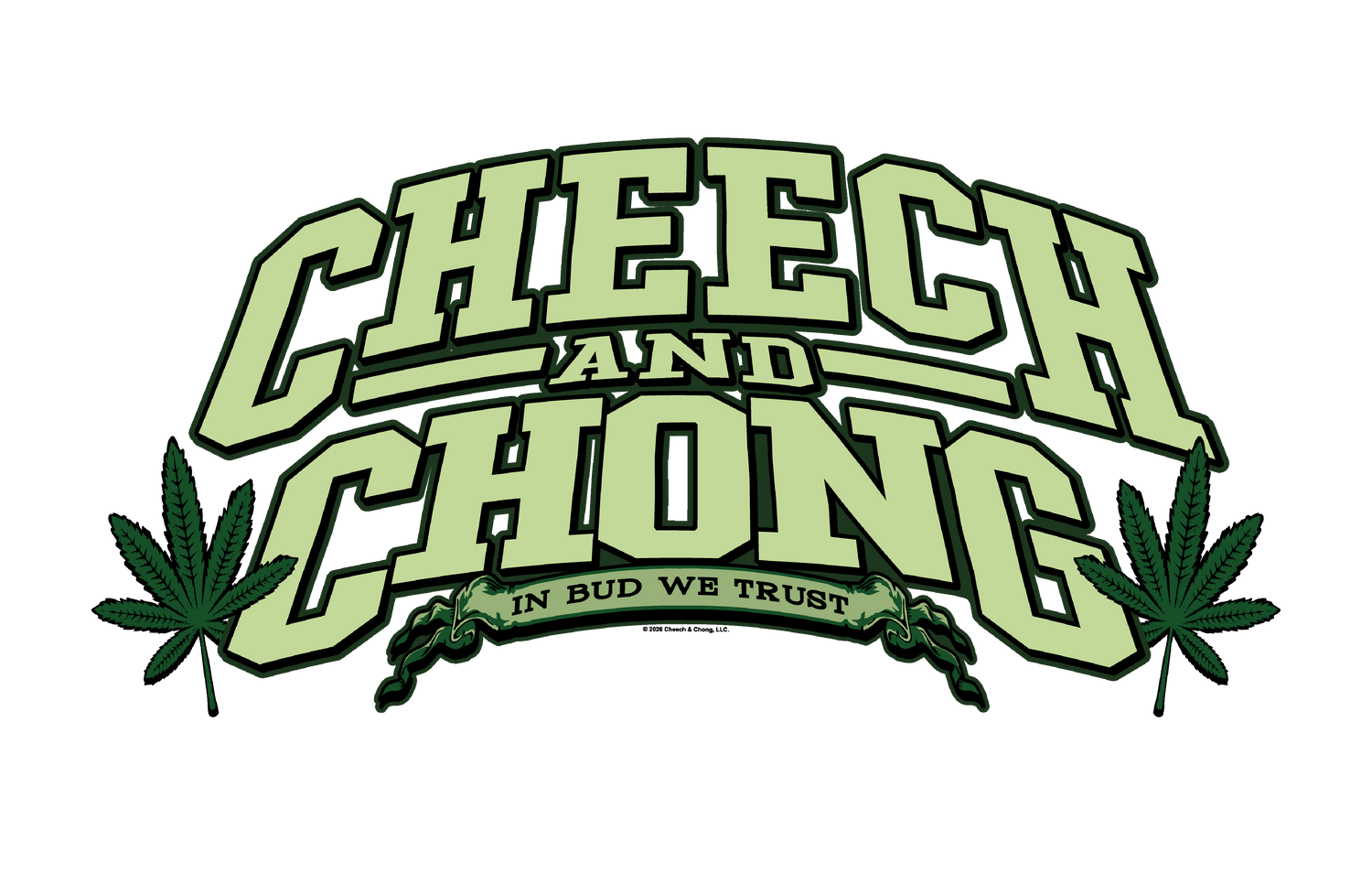 Cheech &amp; Chong In Bud We Trust Logo T-Shirt