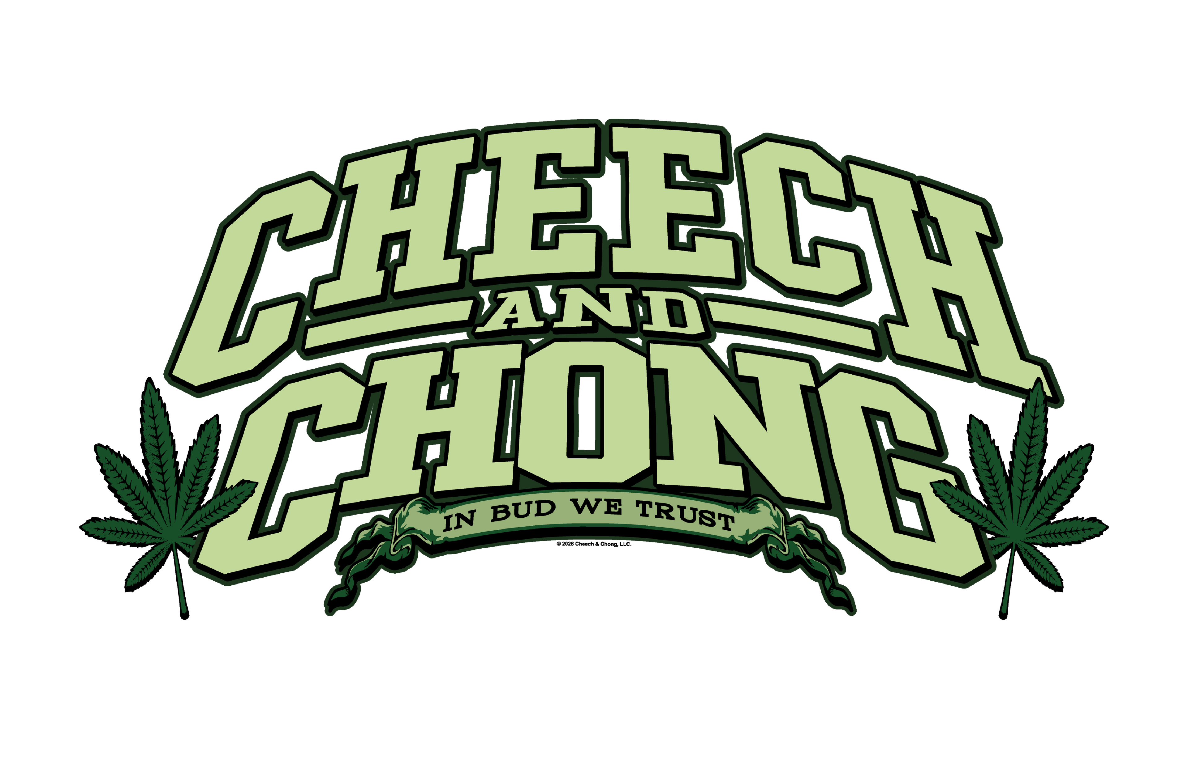 Cheech &amp; Chong In Bud We Trust Logo T-Shirt