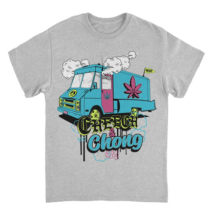 Cheech &amp; Chong 420 Truck Leaf T-Shirt