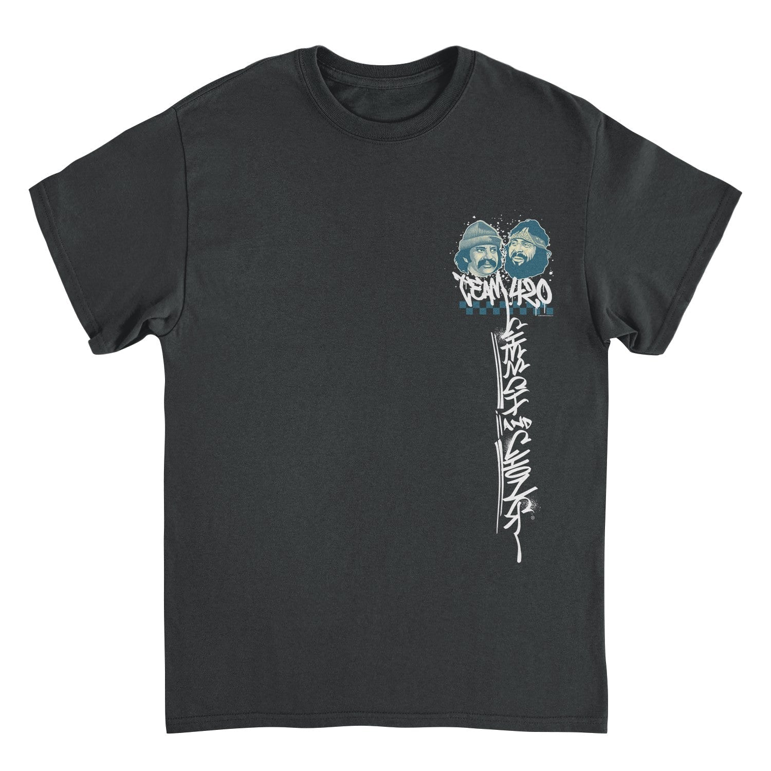 Cheech &amp; Chong Team 420 Graffiti Side Logo T-Shirt