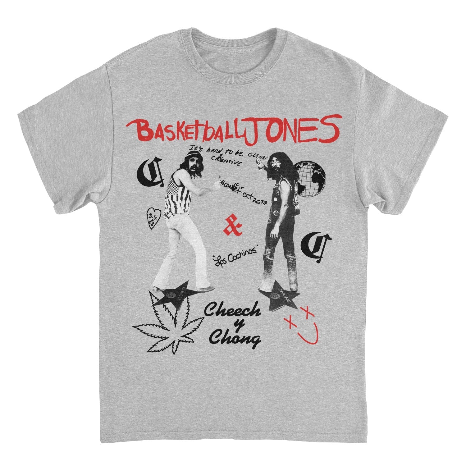 Cheech &amp; Chong Basketball Jones Retro T-Shirt