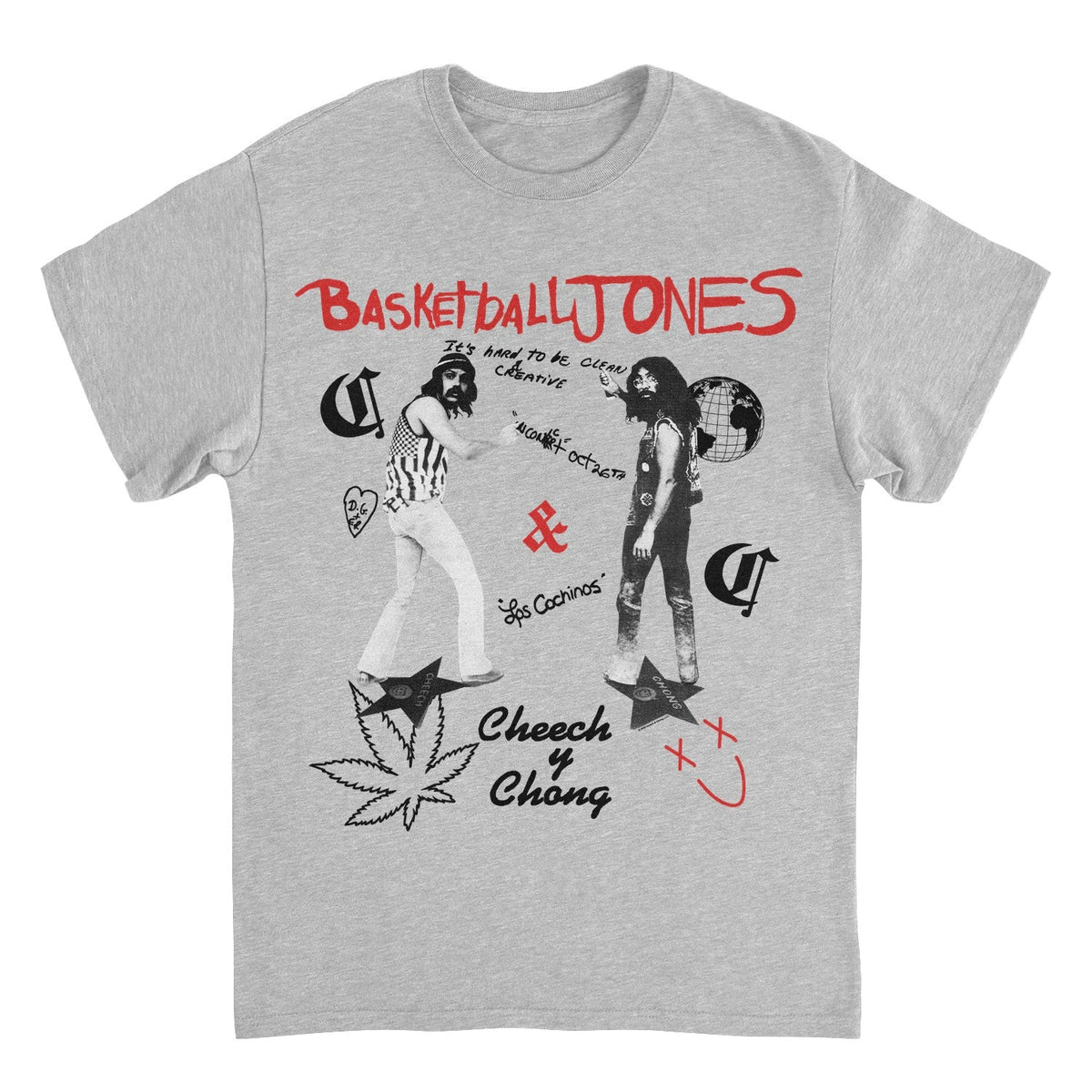 Cheech &amp; Chong Basketball Jones Retro T-Shirt