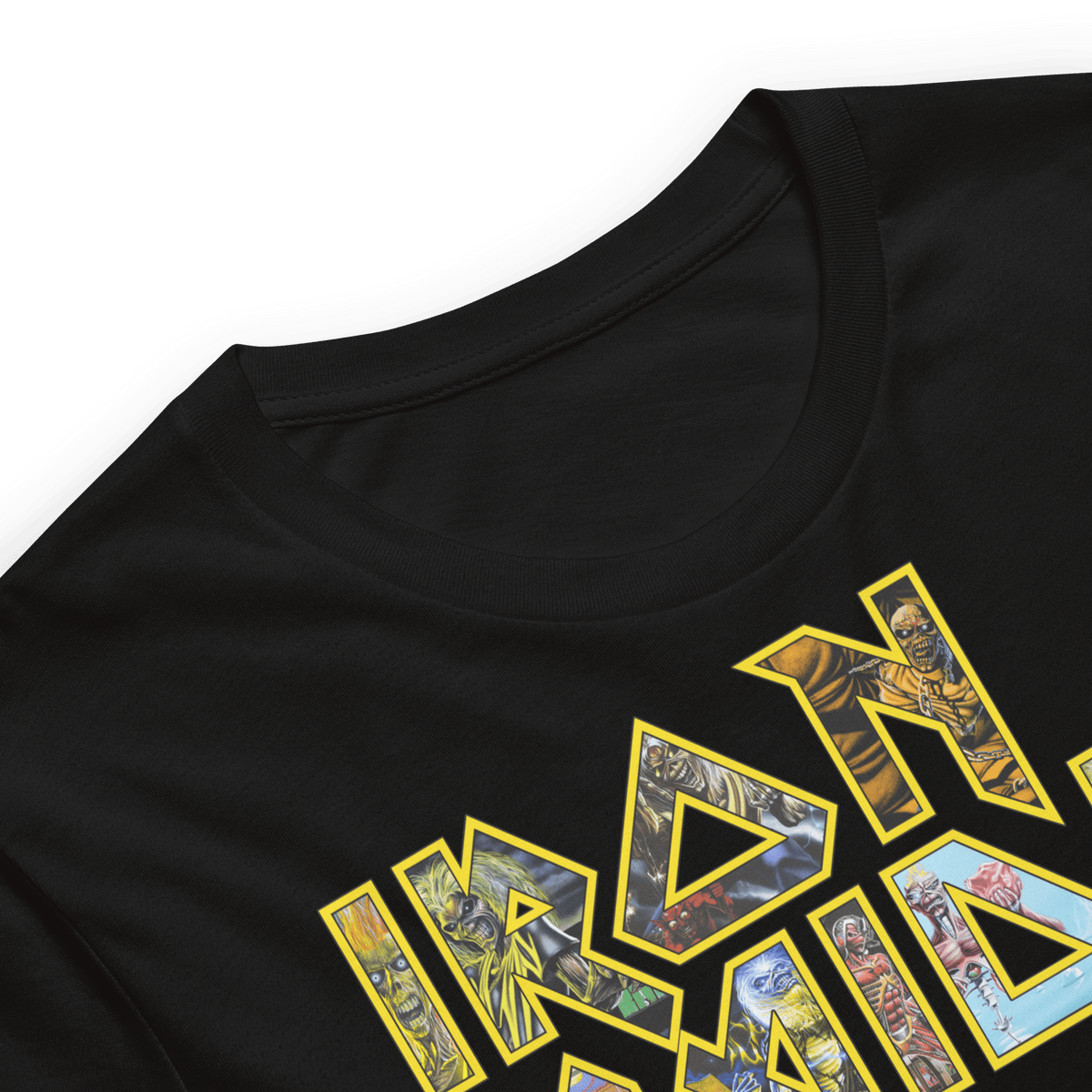 Iron Maiden - Logo Eddie Jumbo Print T-Shirt