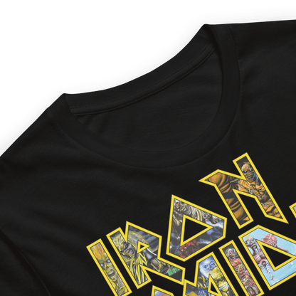 Iron Maiden - Logo Eddie Jumbo Print T-Shirt