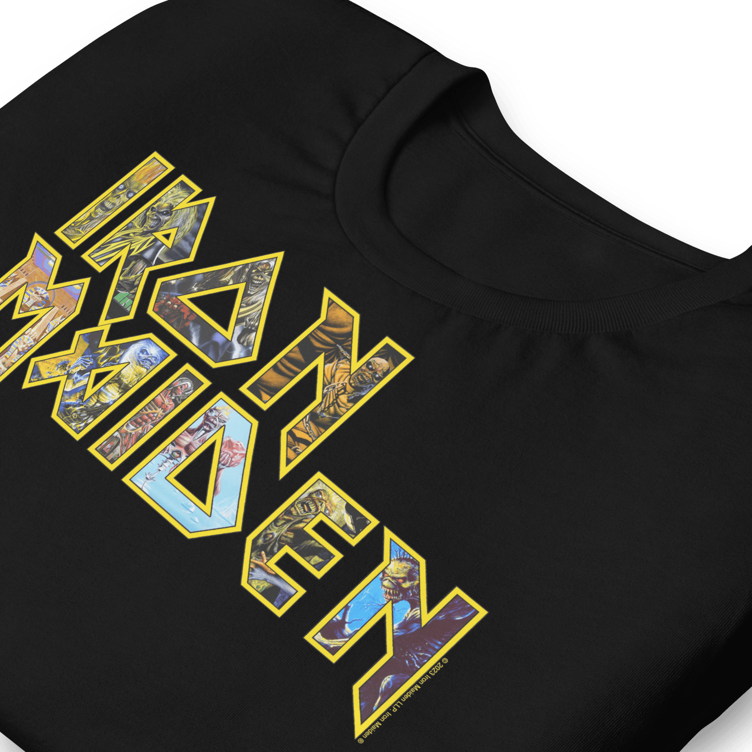 Iron Maiden - Logo Eddie Jumbo Print T-Shirt