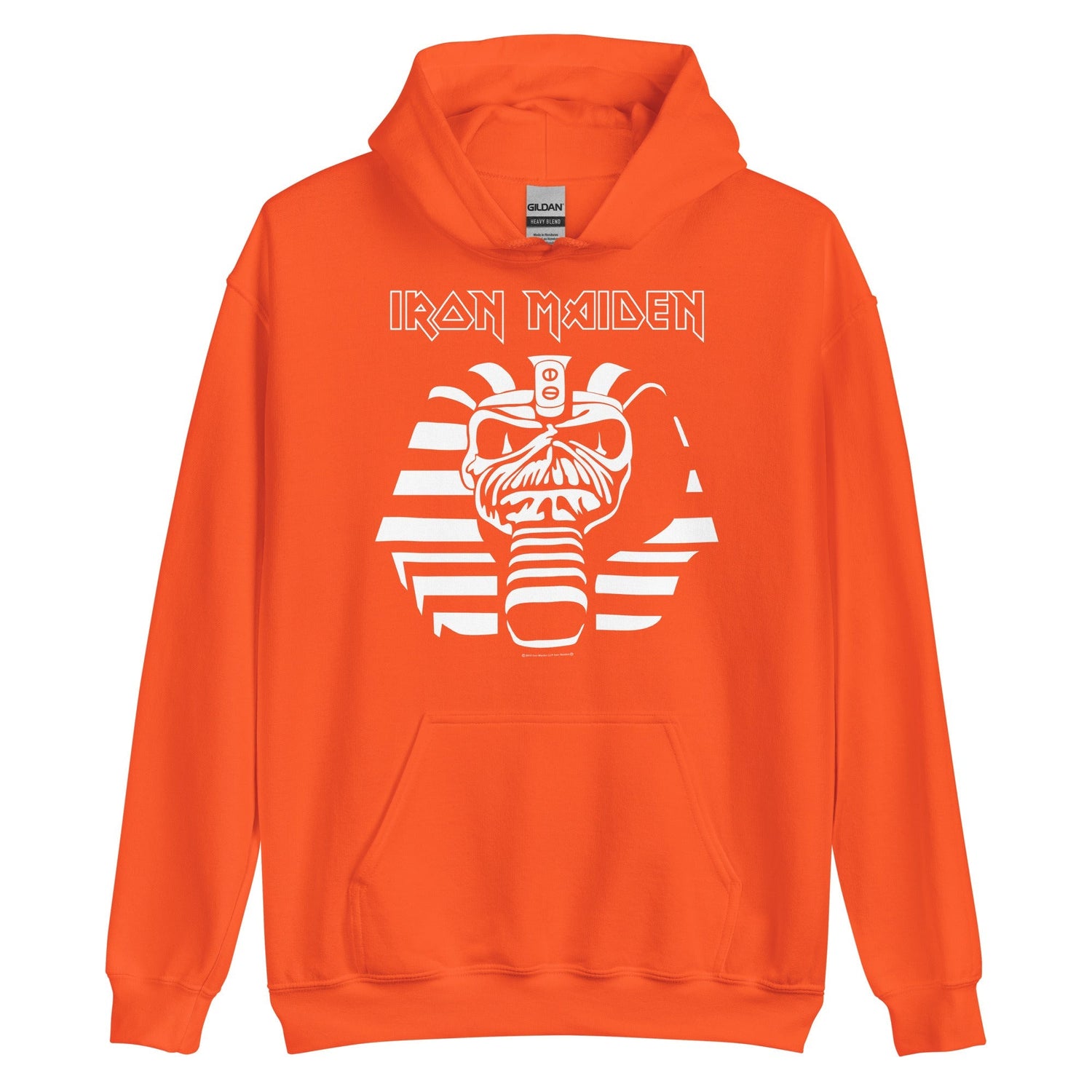 Iron Maiden Orange Powerslave Hoodie