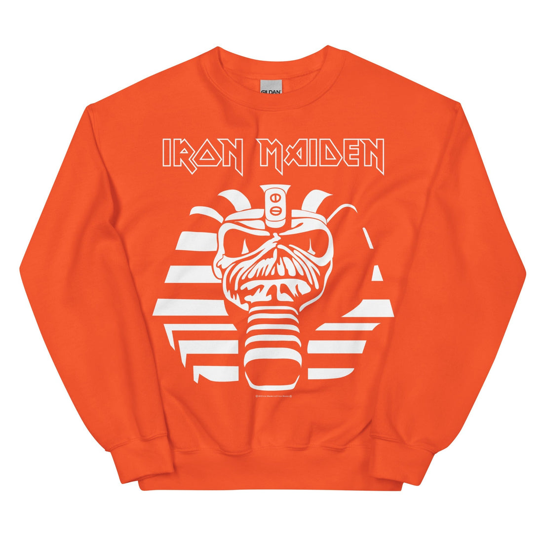 Iron Maiden Orange Powerslave Sweatshirt