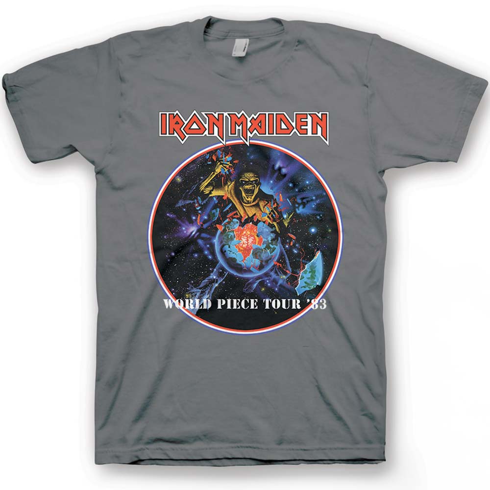 IRON MAIDEN Top Tier T-Shirt, World Piece Tour 83