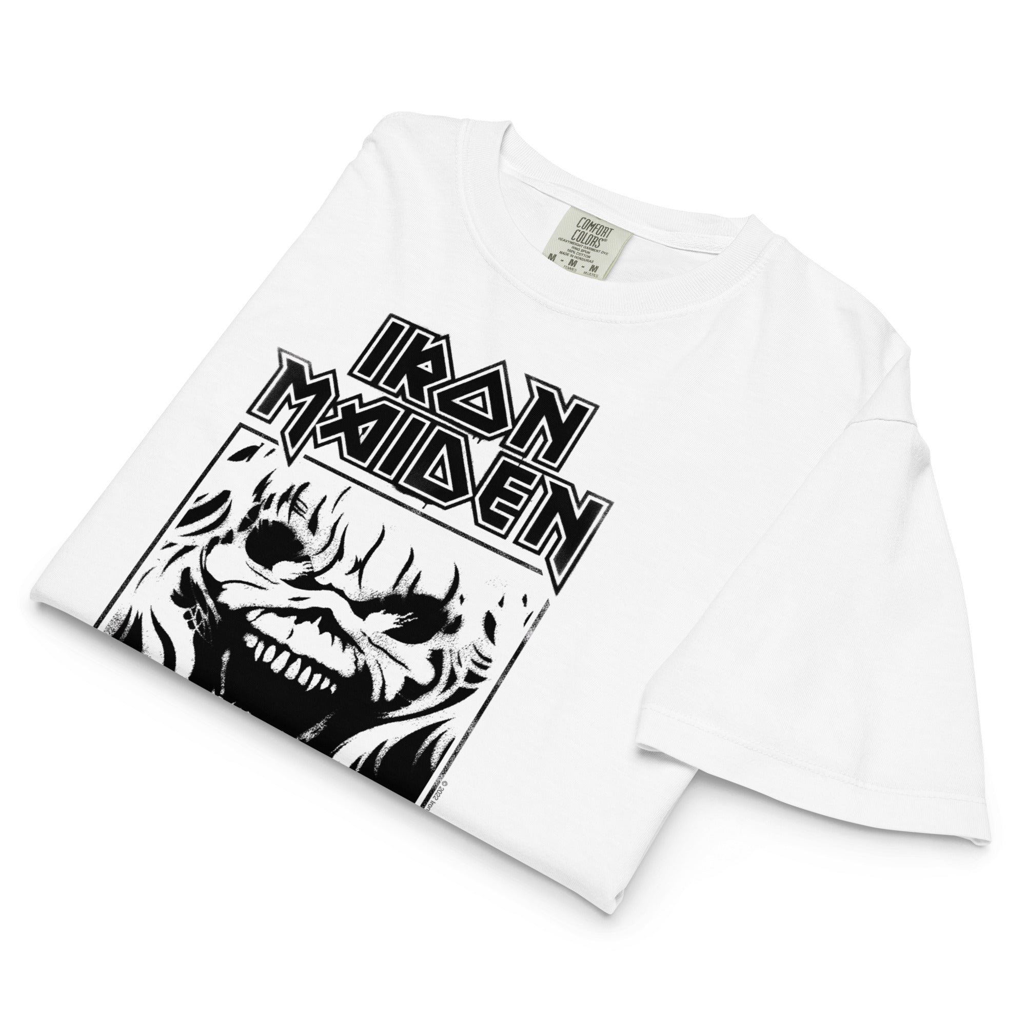 Iron Maiden Beast on the Road Mineral Wash Womens Crop Top