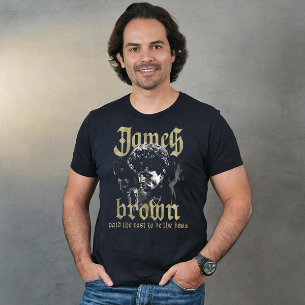 JAMES BROWN Eye-Catching T-Shirt, Cost to Be the Boss