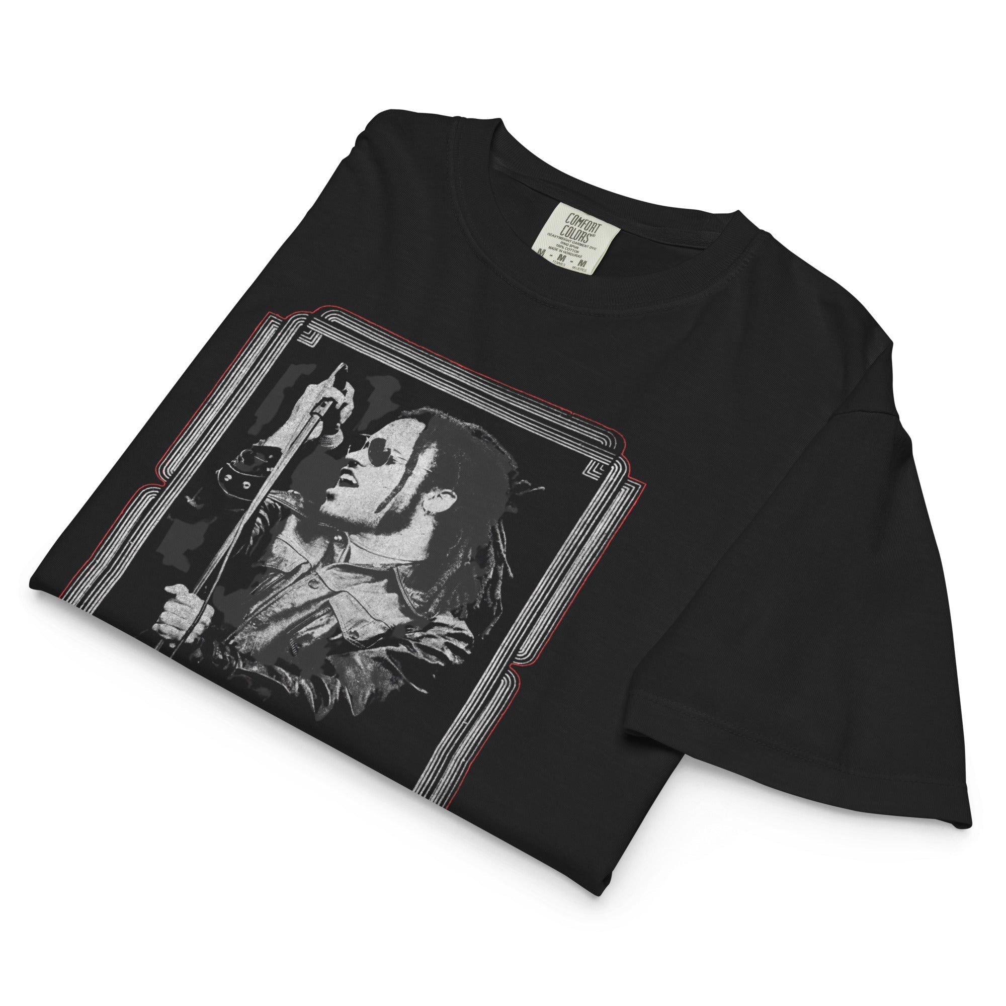 Lenny Kravitz American Women Mineral Wash Womens Crop Top