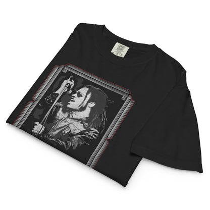 Lenny Kravitz American Women Mineral Wash Womens Crop Top