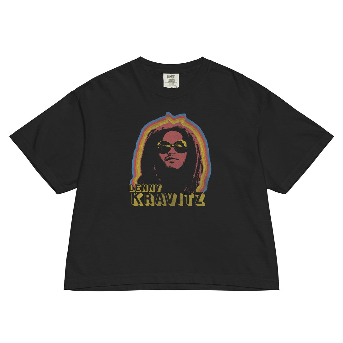 Lenny Kravitz Fly Away Mineral Wash Womens Crop Top