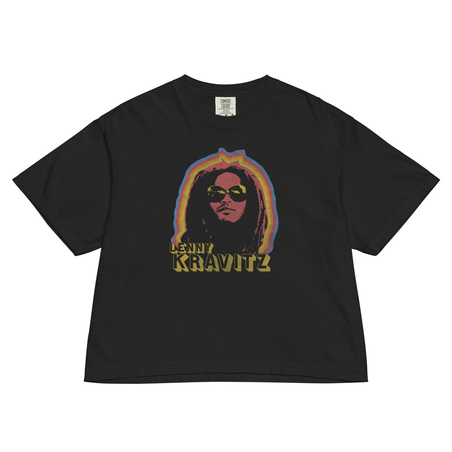 Lenny Kravitz Fly Away Mineral Wash Womens Crop Top
