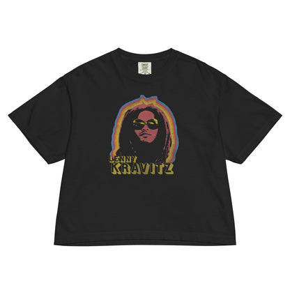 Lenny Kravitz Fly Away Mineral Wash Womens Crop Top