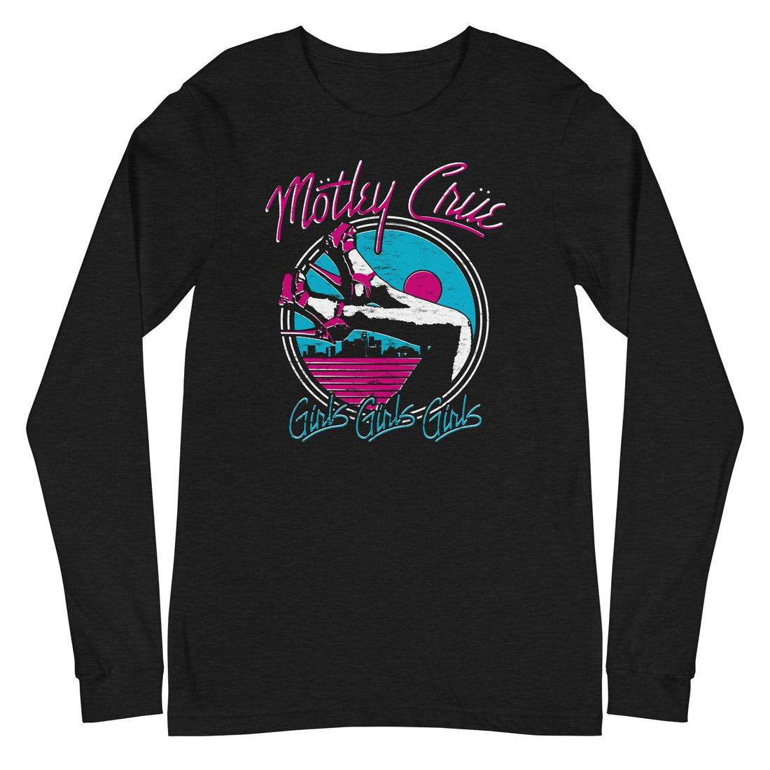 Motley Crue - Miami Girls Long Sleeve T-Shirt
