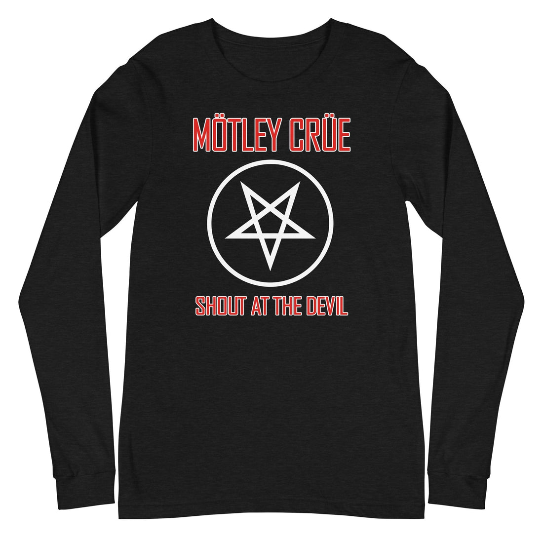Motley Crue - Pentagram Shout Long Sleeve T-Shirt
