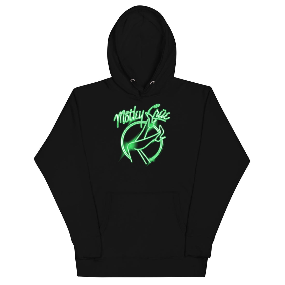 Motley Crue - Neon Green Girls Hoodie