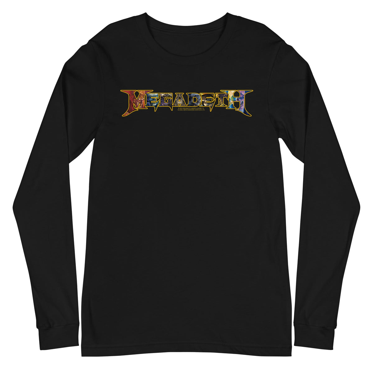 Megadeth - Vic Lettered Logo Long Sleeve T-Shirt