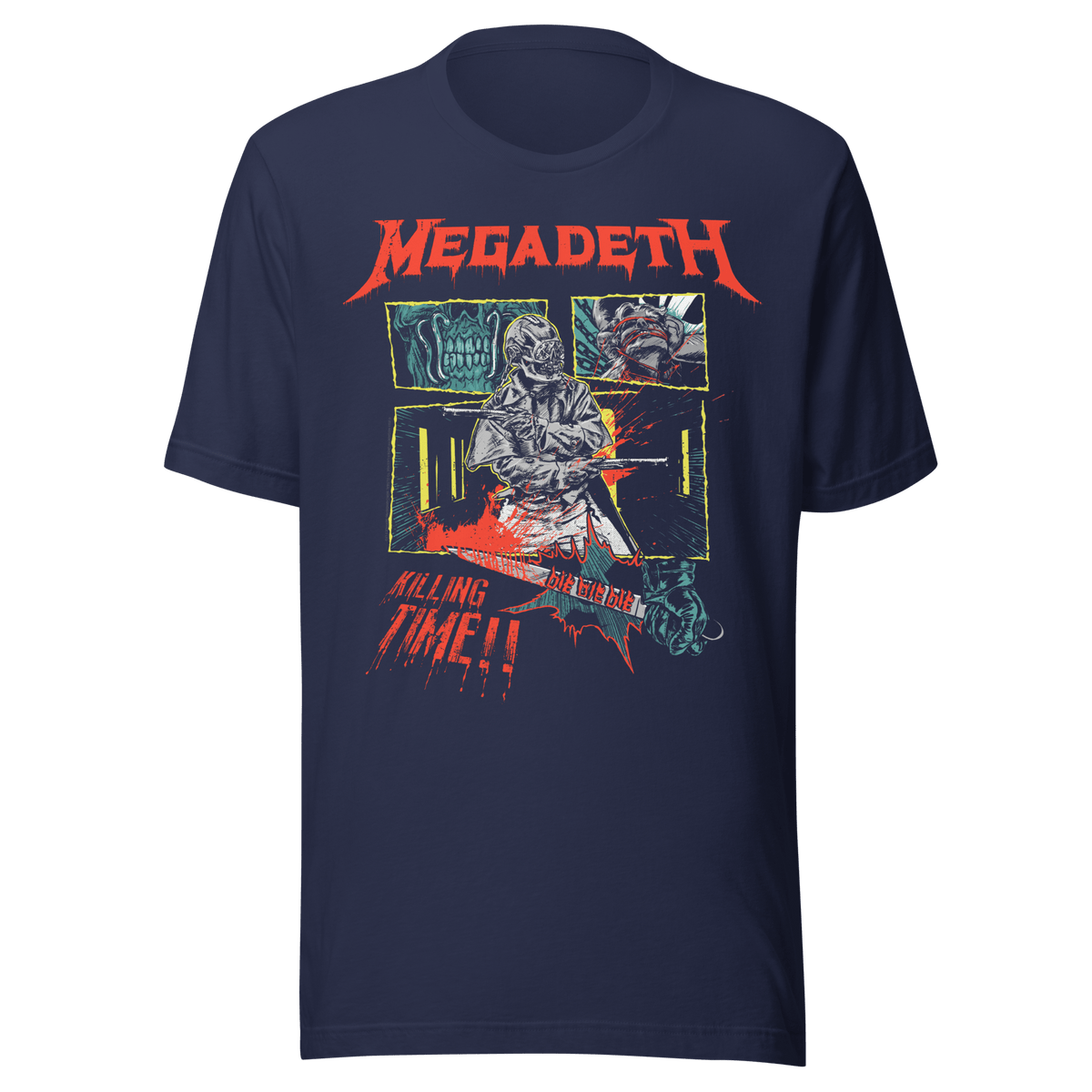 Megadeth - Killing Time Jumbo Print T-Shirt
