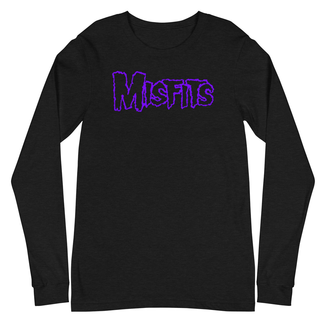 Misfits - Purple Drip Logo Long Sleeve T-Shirt