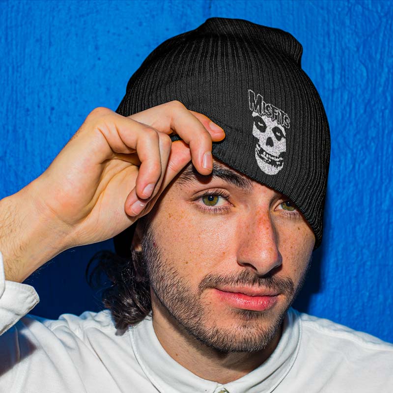 MISFITS Attractive Beanie Hat, Logo &amp; Fiend