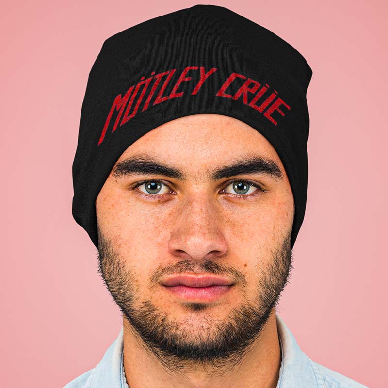 MOTLEY CRUE Attractive Beanie Hat, Logo