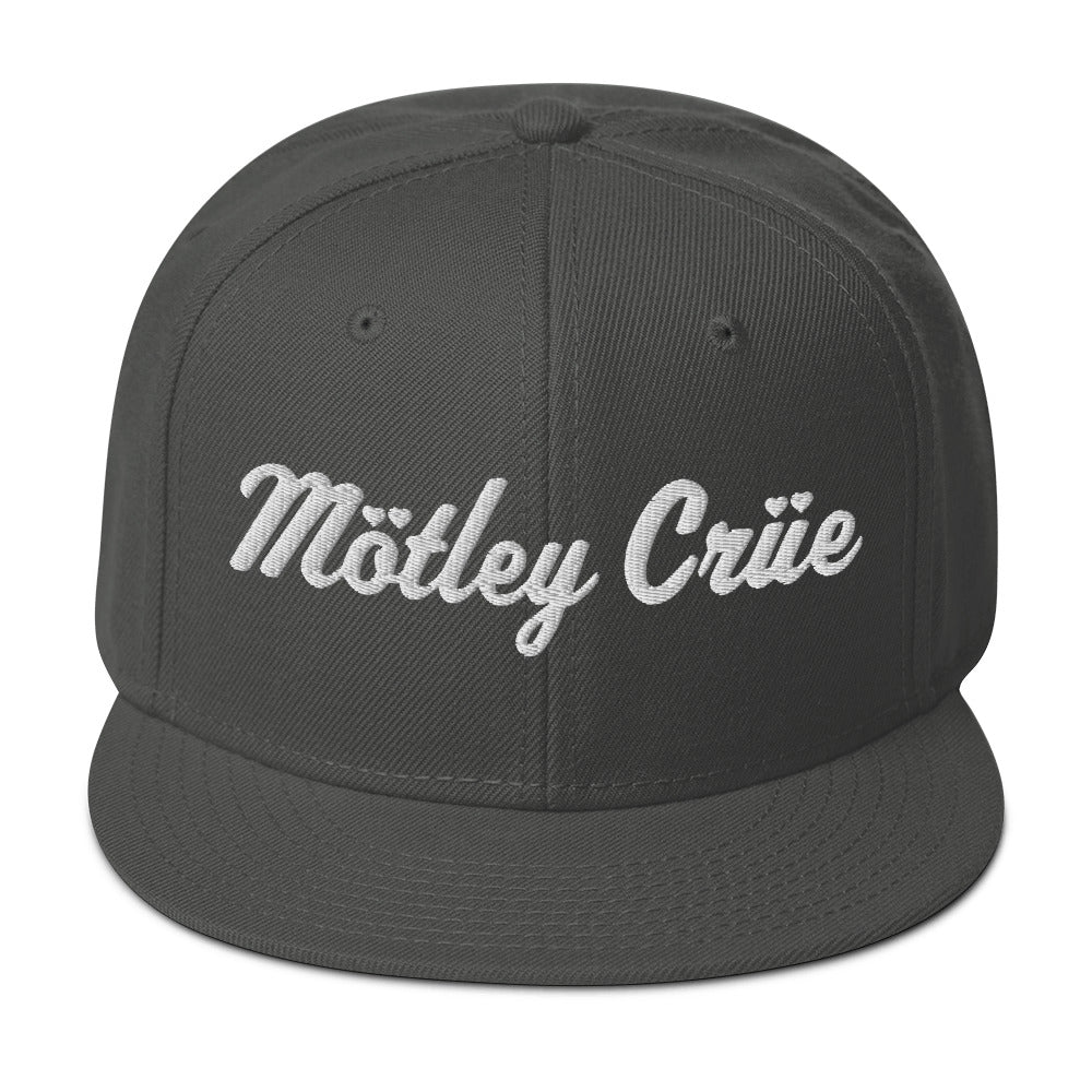 Motley Crue HD Embroidered Snapback Hat