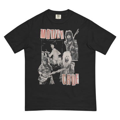 Motley Crue Heavy Hair Mineral Wash T-Shirt
