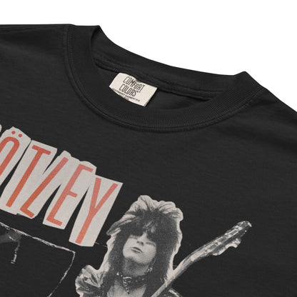 Motley Crue Heavy Hair Mineral Wash T-Shirt