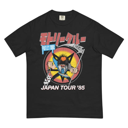 Motley Crue Japan Tour 1985 Mineral Wash T-Shirt
