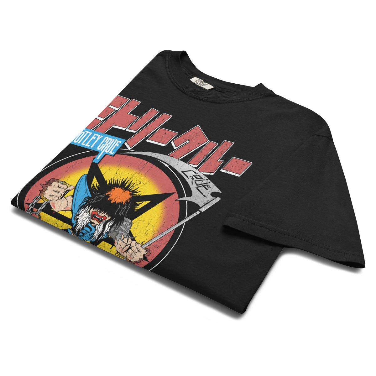 Motley Crue Japan Tour 1985 Mineral Wash T-Shirt