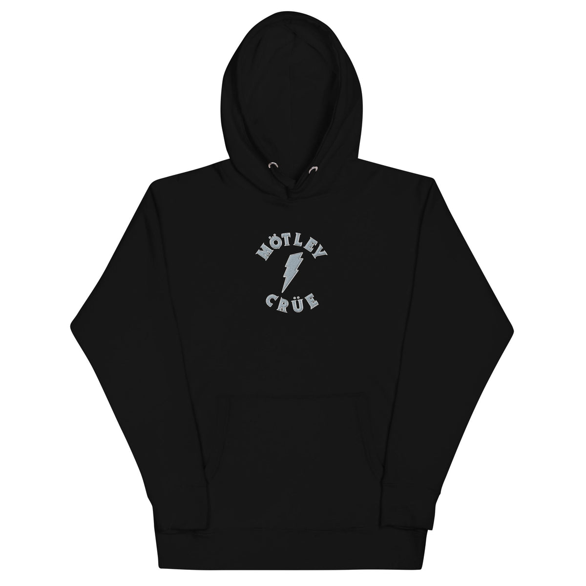 Black hoodie with &