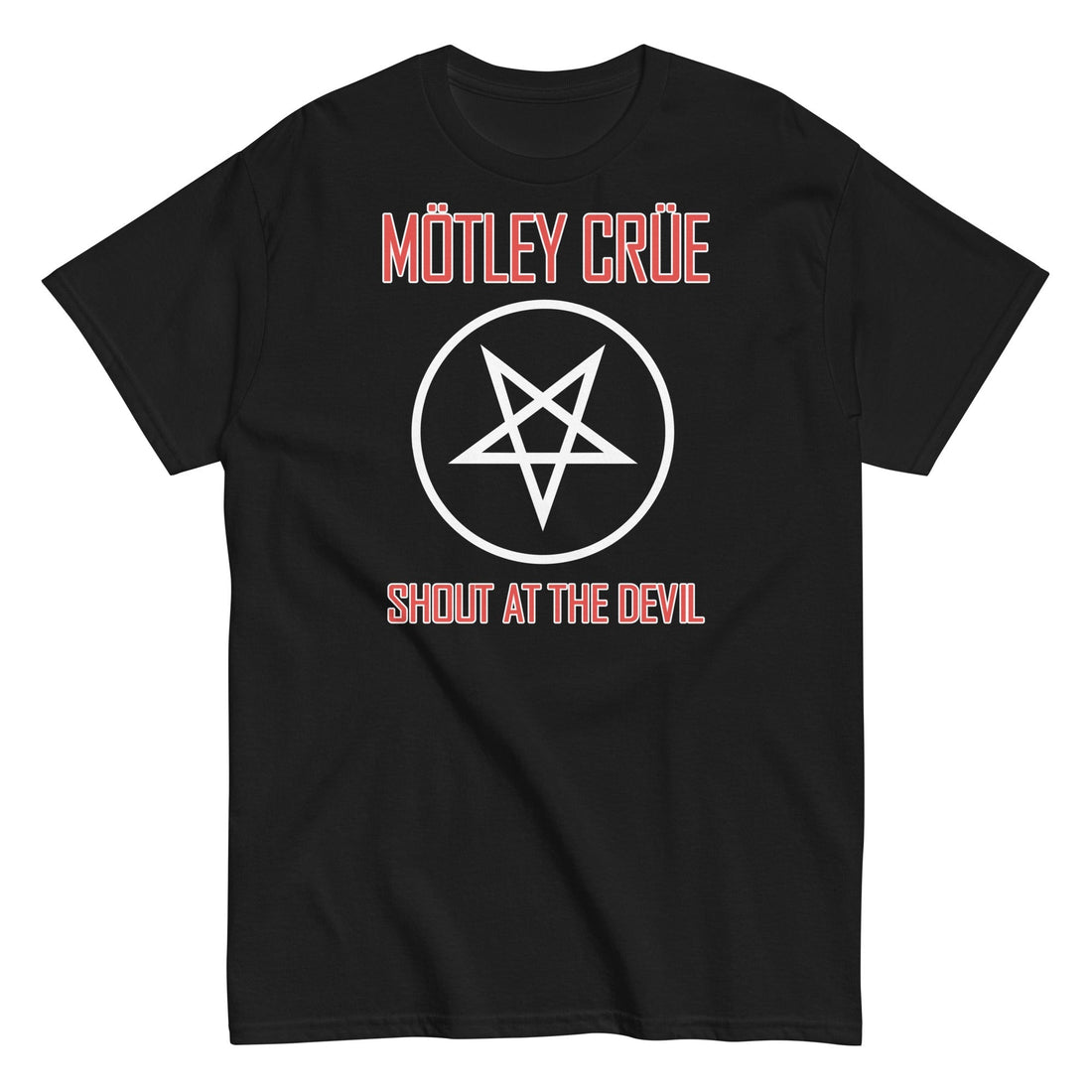 Motley Crue - Pentagram Shout T-Shirt