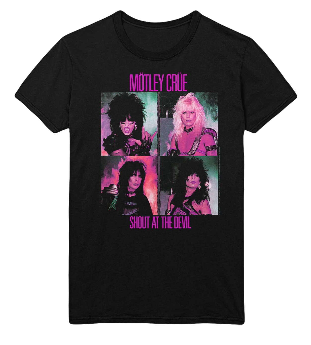 Motley Crue Pink Shout T-Shirt
